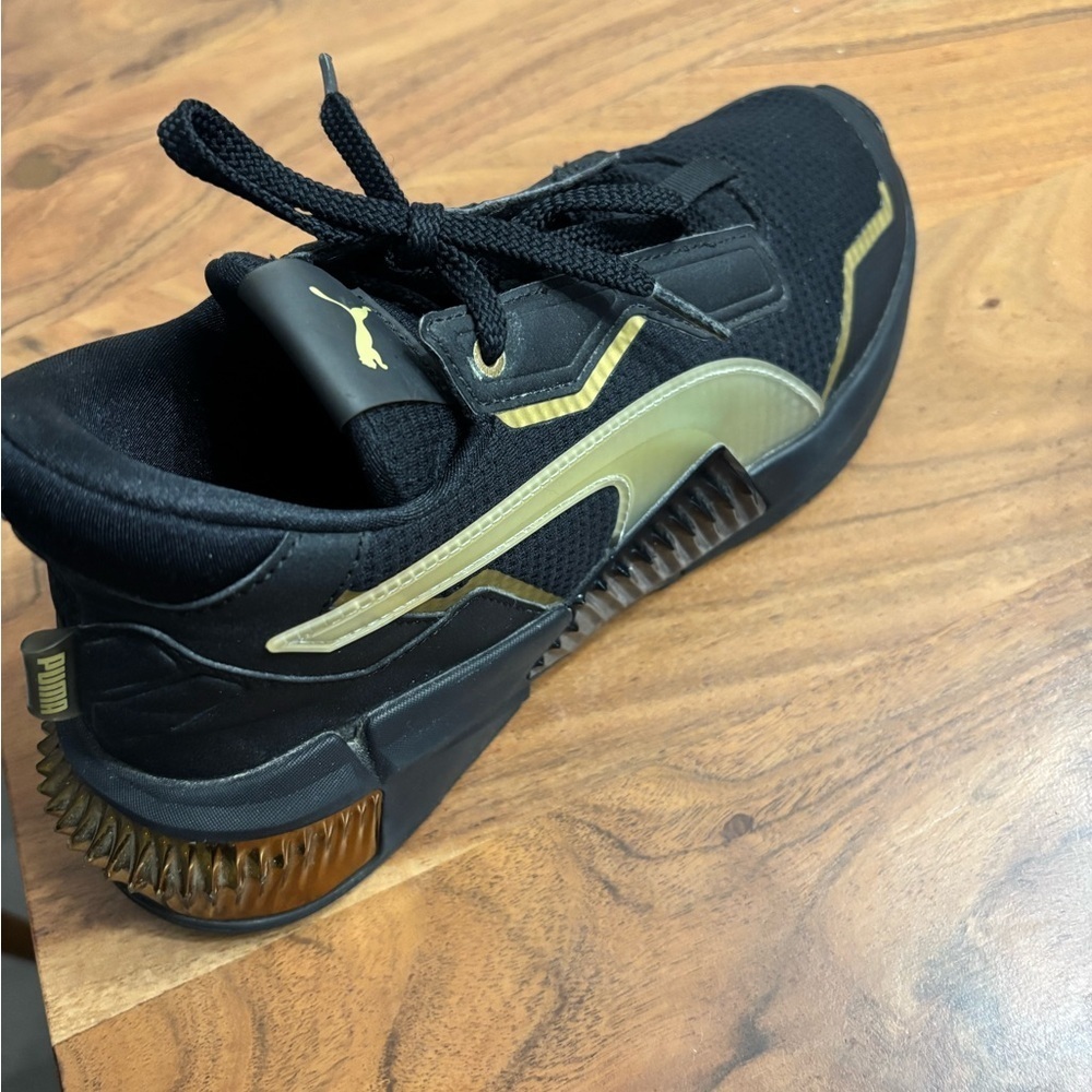 Puma Women's Provoke XT Black Gold Training Sneakers Size 8 - Picture 12 of 12